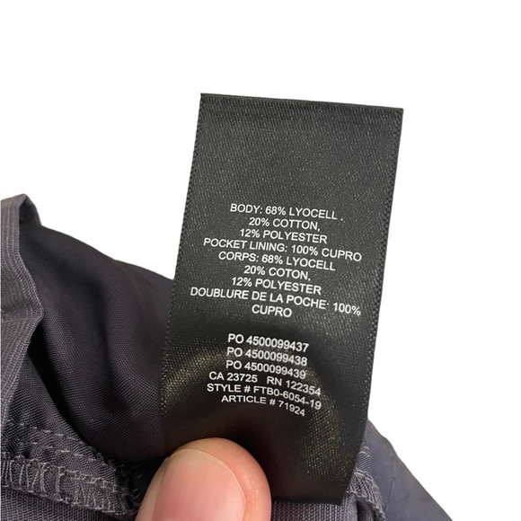 ARITZIA The Group Babaton The Kerri Pant Wide Leg Cropped in Periscope New - Picture 9 of 12